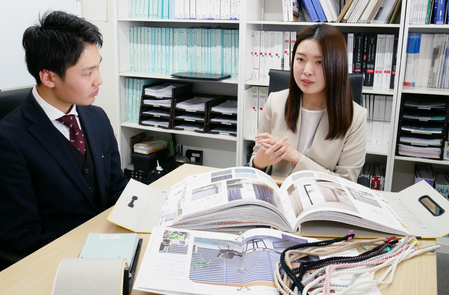ME styleの仕事内容について話す、インテリア営業