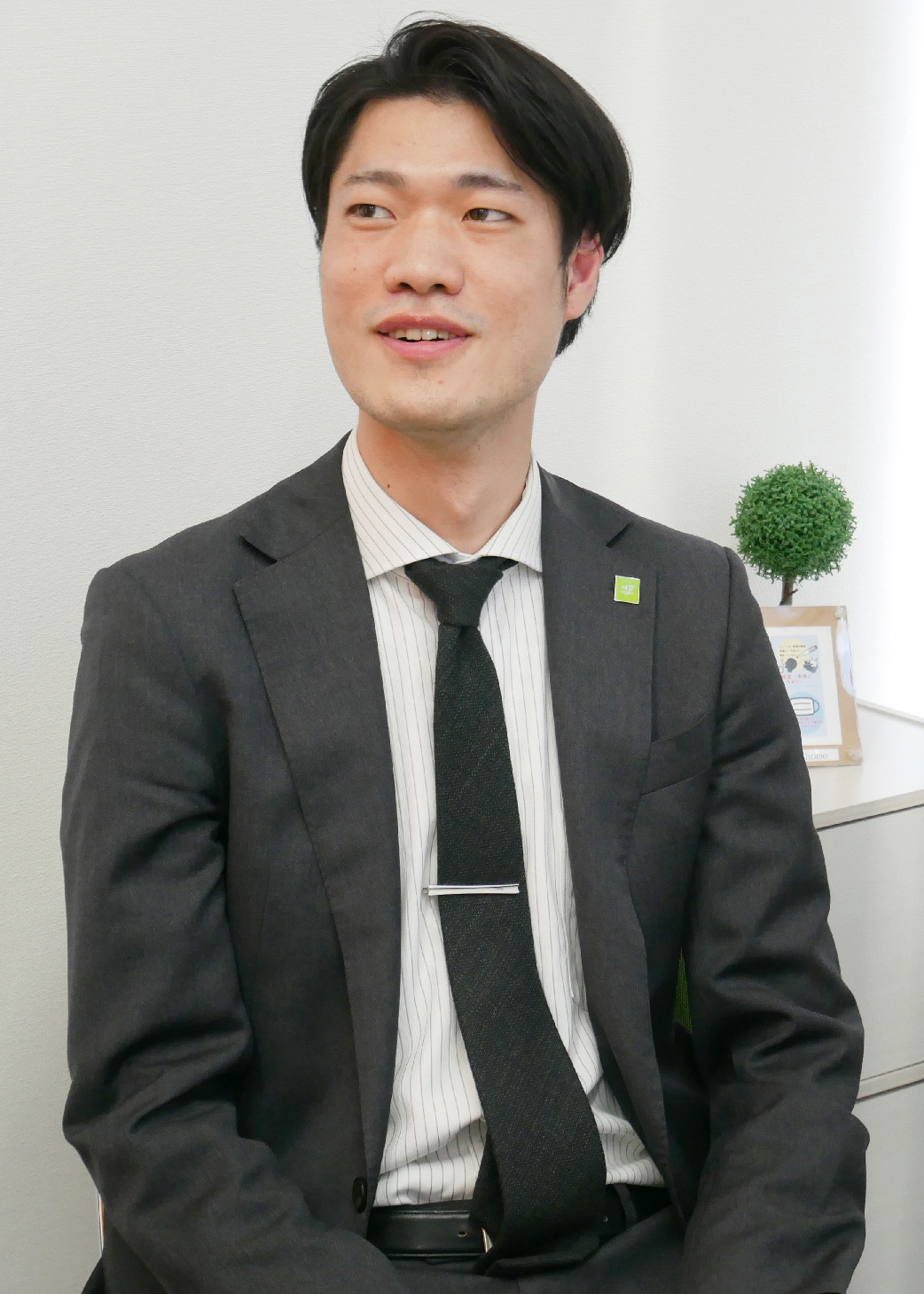 入社当時から成長したと感じる点について話す不動産営業のお二人
